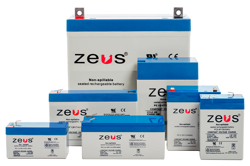 Zeus Sealed Lead Acid Batteries