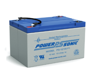 PS-12100 F2 - POWERSONIC 12V 12AH SLA BATTERY