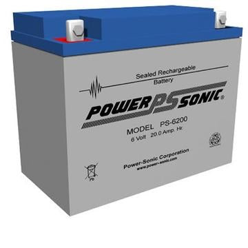 PS-6200 - POWERSONIC 6V 20AH SLA BATTERY