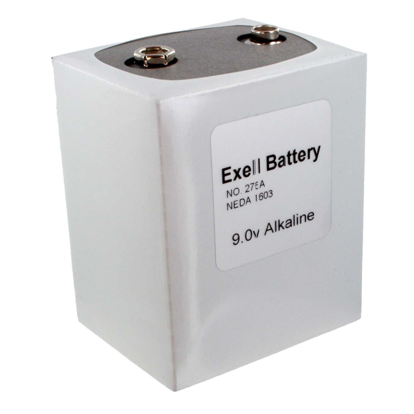 Exell 276 Alkaline 9V Battery NEDA 1603, PP9, 6F100