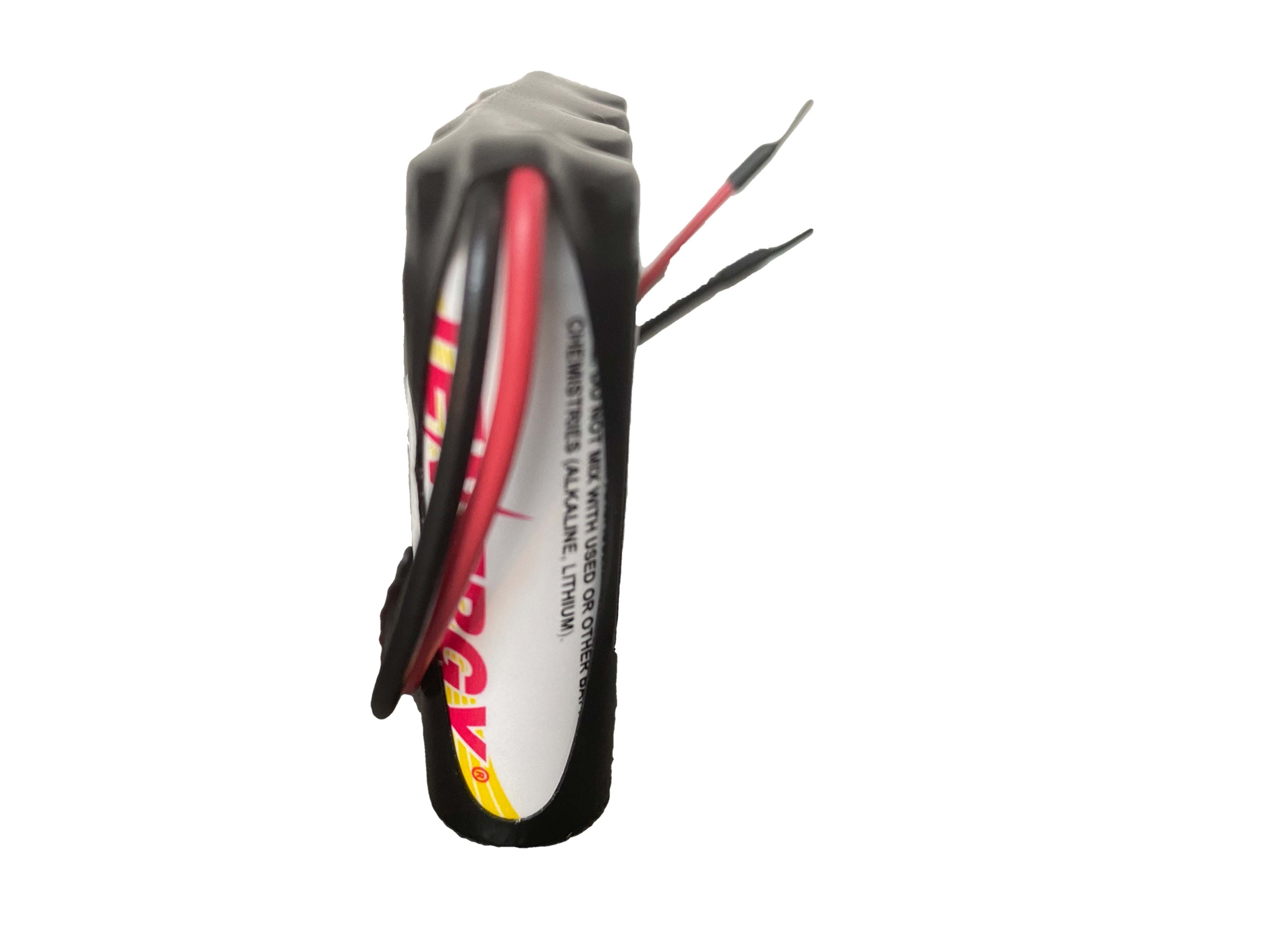 Custom AA NiCd 1000mah Battery Pack W/ 5" AWG Bare Wire Leads X-NAA-F4L