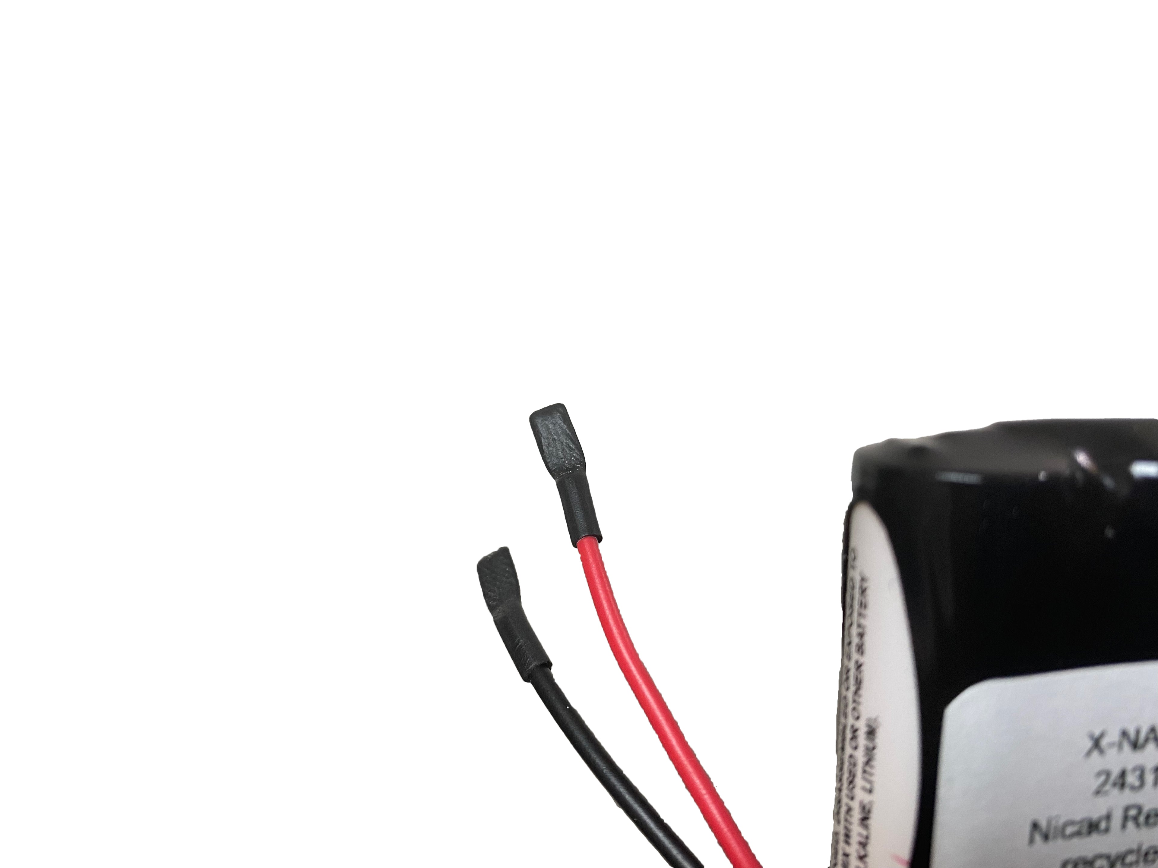 Custom AA NiCd 1000mah Battery Pack W/ 5" AWG Bare Wire Leads X-NAA-F4L