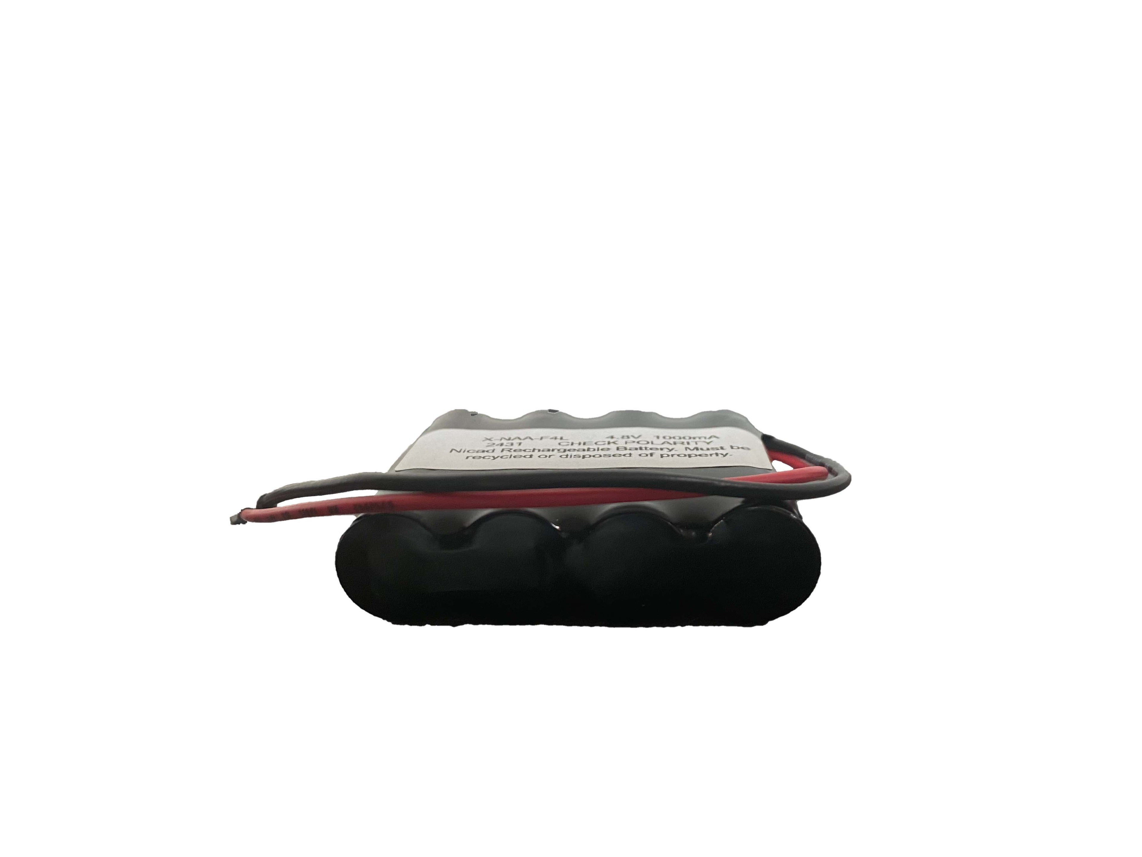 Custom AA NiCd 1000mah Battery Pack W/ 5" AWG Bare Wire Leads X-NAA-F4L
