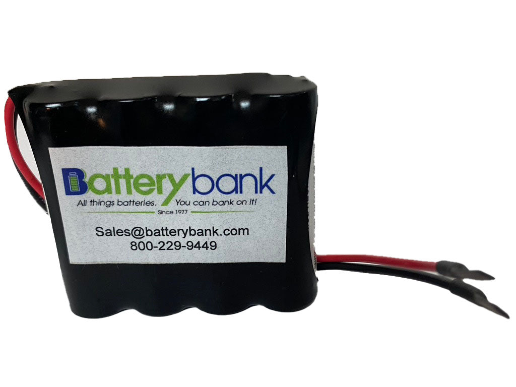 Custom AA NiCd 1000mah Battery Pack W/ 5" AWG Bare Wire Leads X-NAA-F4L