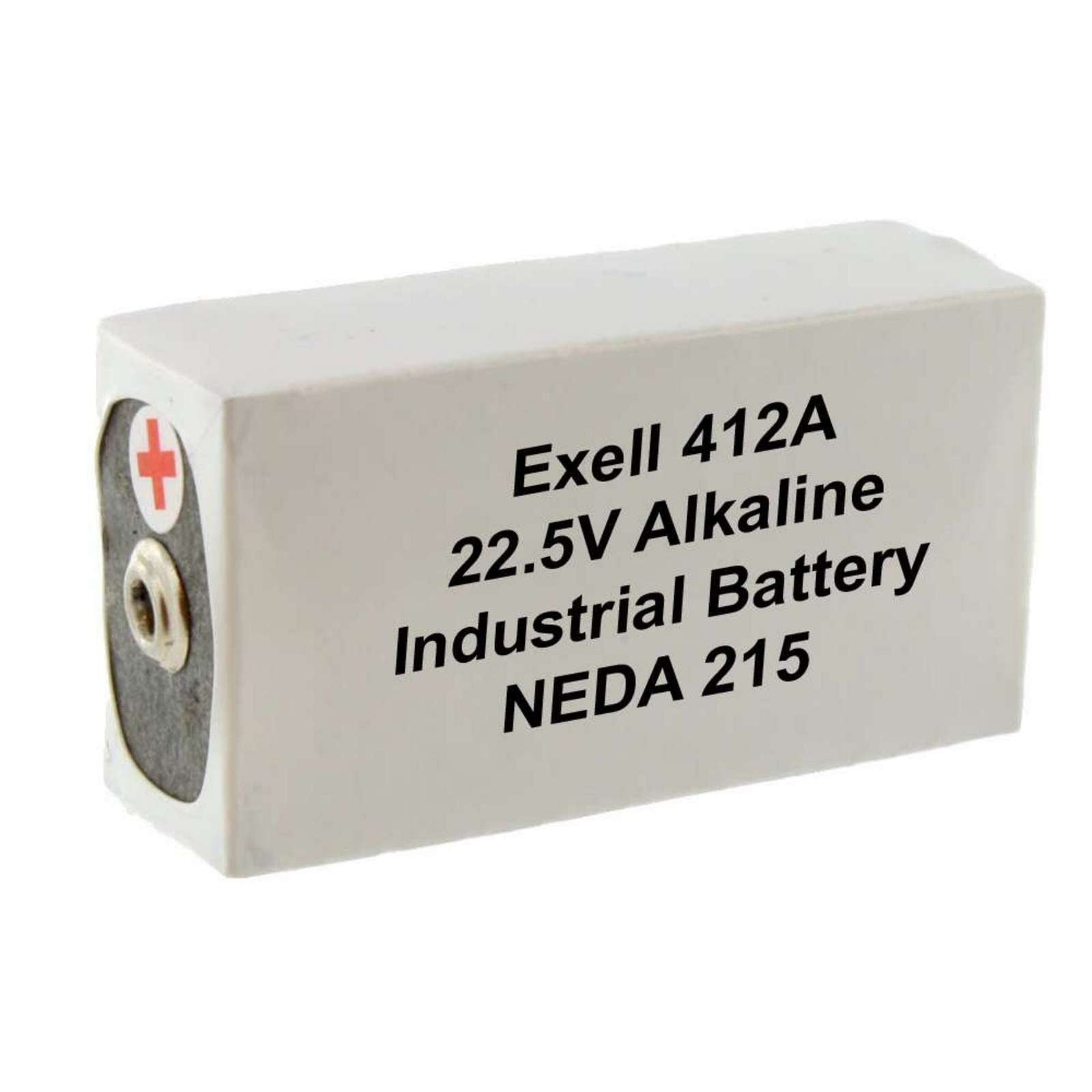 Exell 412A Alkaline 22.5V Battery NEDA 215, 15F20, BLR122