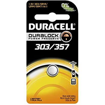 D303/357 SR44W EPX76 1.5V Duracell Watch Battery