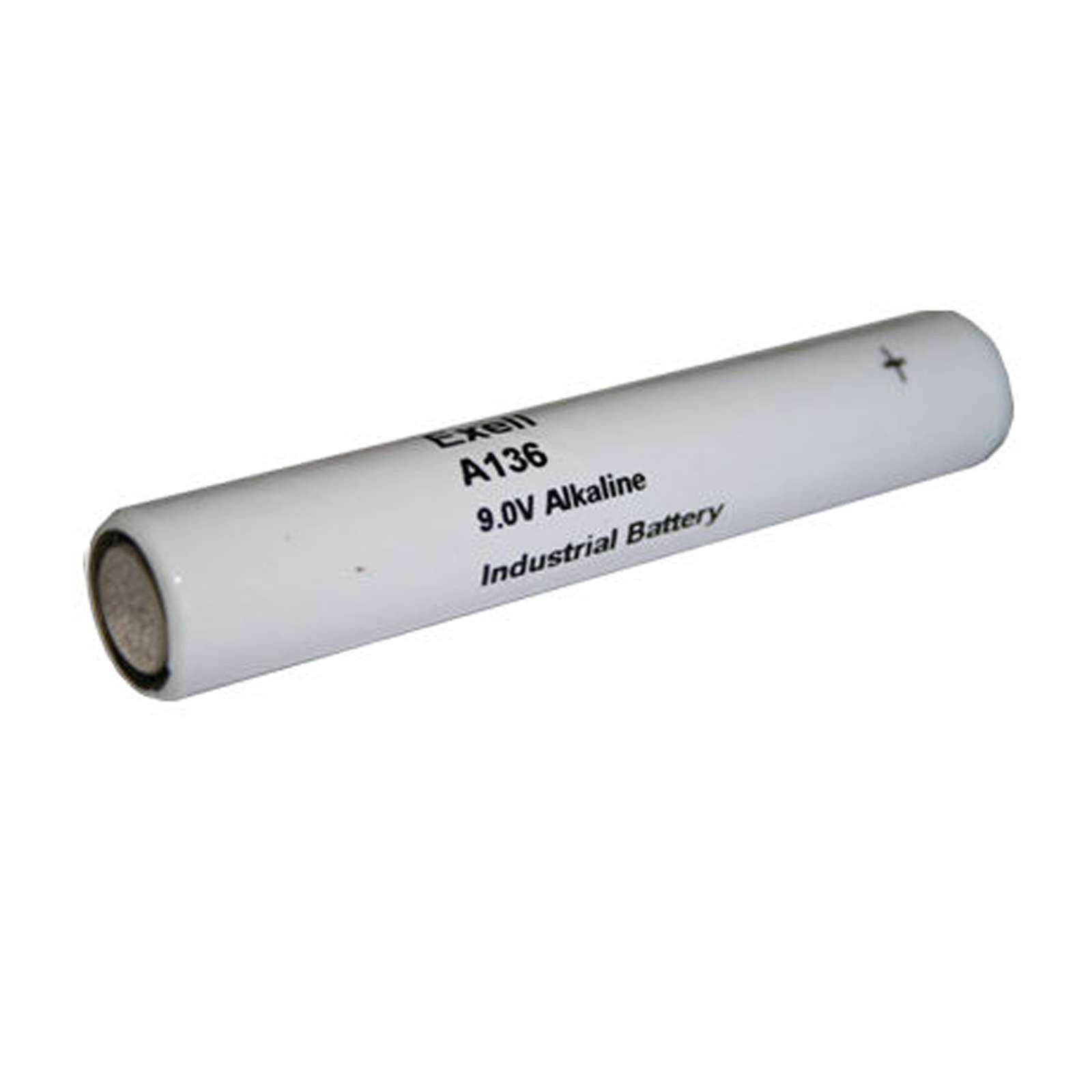 Exell A136 Alkaline 9V Battery 6LR50, EN136A, PC136A