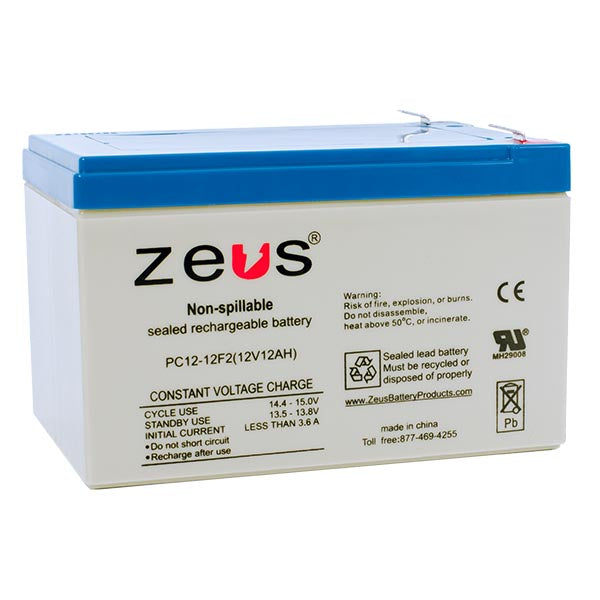 PC12-12F2 Zeus Sealed Rechargable Battery