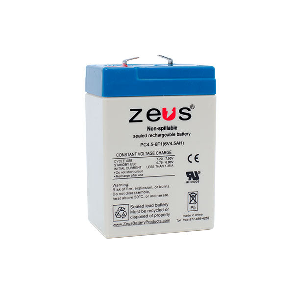 PC4.5-6F1 Zeus Sealed Rechargable Battery