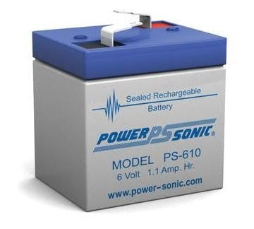 PS-610 - POWERSONIC 6V 1.1A SLA BATTERY