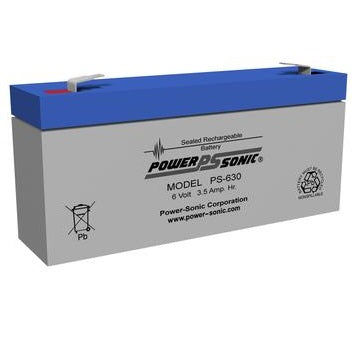 PS-630 - POWERSONIC 6V 3.5AH SLA BATTERY