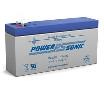 PS-832F - POWERSONIC 8V 3.2AH SLA BATTERY