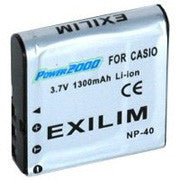 Casio NP-40 Replacemement Lithium Ion Battery-3.7V