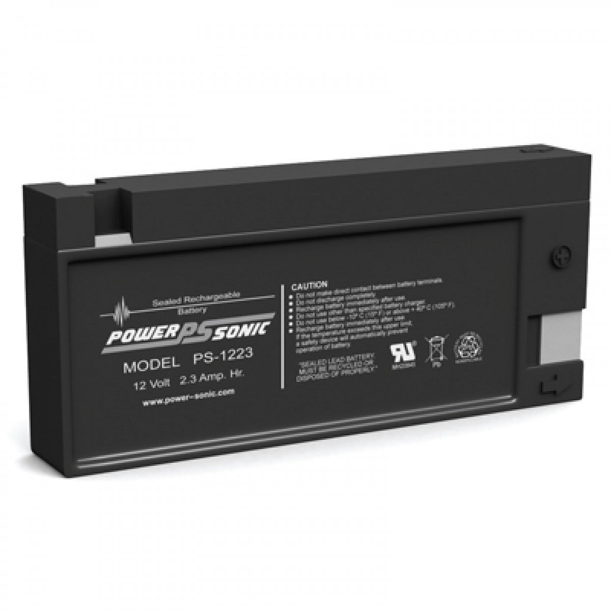 PS-1223 - POWERSONIC 12V 2.3AH SLA BATTERY