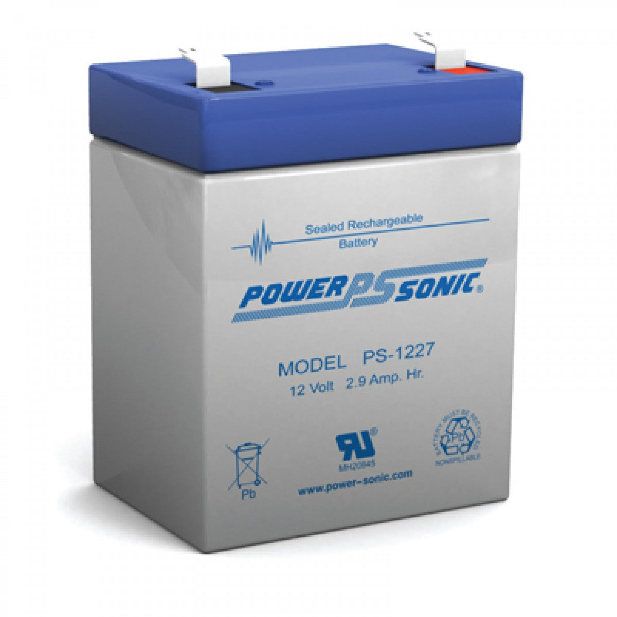 PS-1227 - POWERSONIC 12V 2.9AH SLA BATTERY