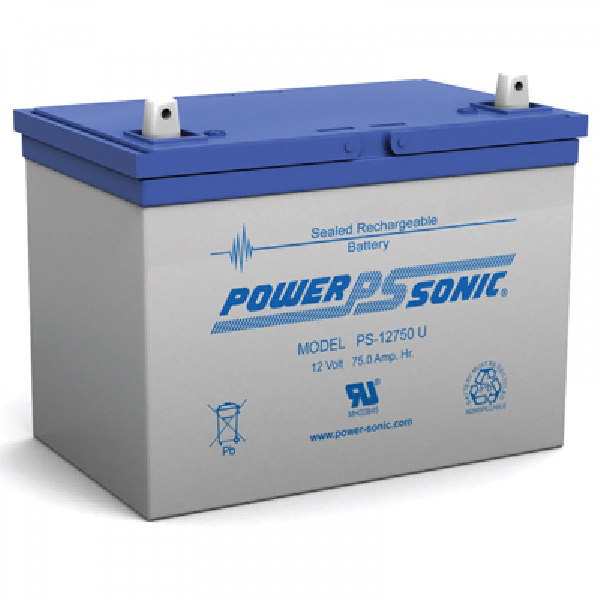 PS-12750 - POWERSONIC 12V 75AH SLA BATTERY