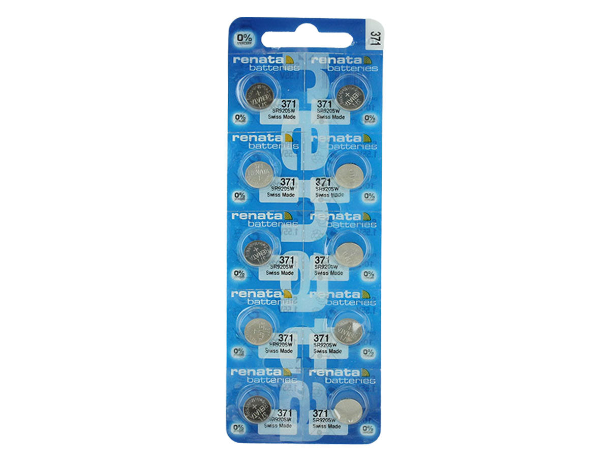 371 Renata 1.5V Silver Oxide Battery
