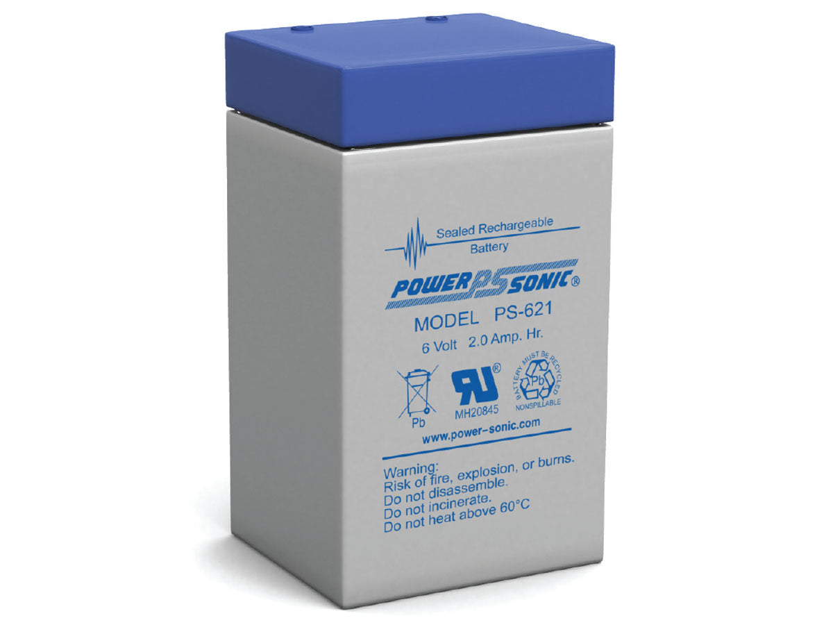 PS621 PowerSonic Battery 6V 2.0Ah