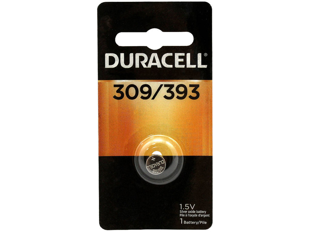 309/393 Duracell 1.5V Silver Oxide Battery