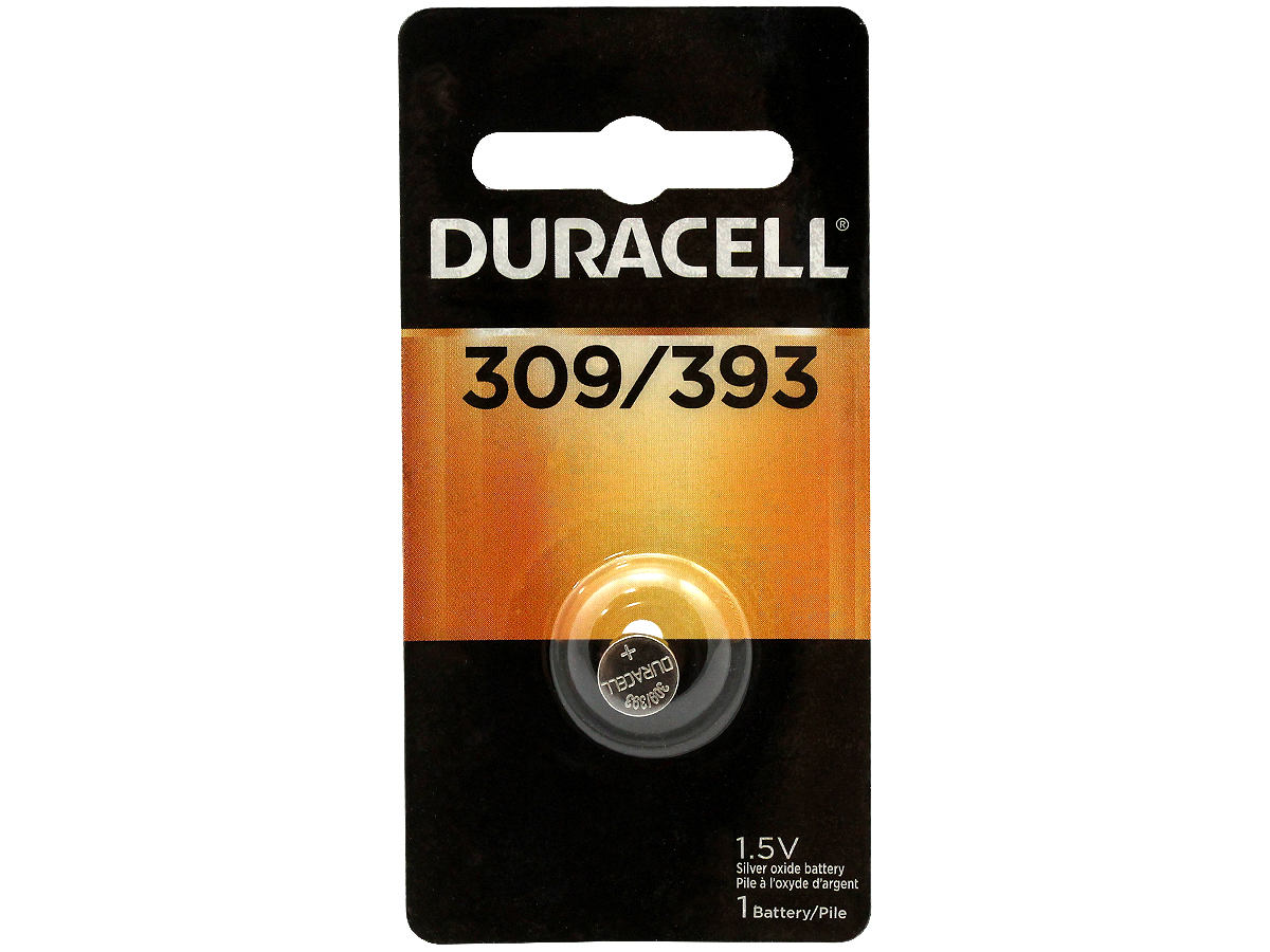 309/393 Duracell 1.5V Silver Oxide Battery